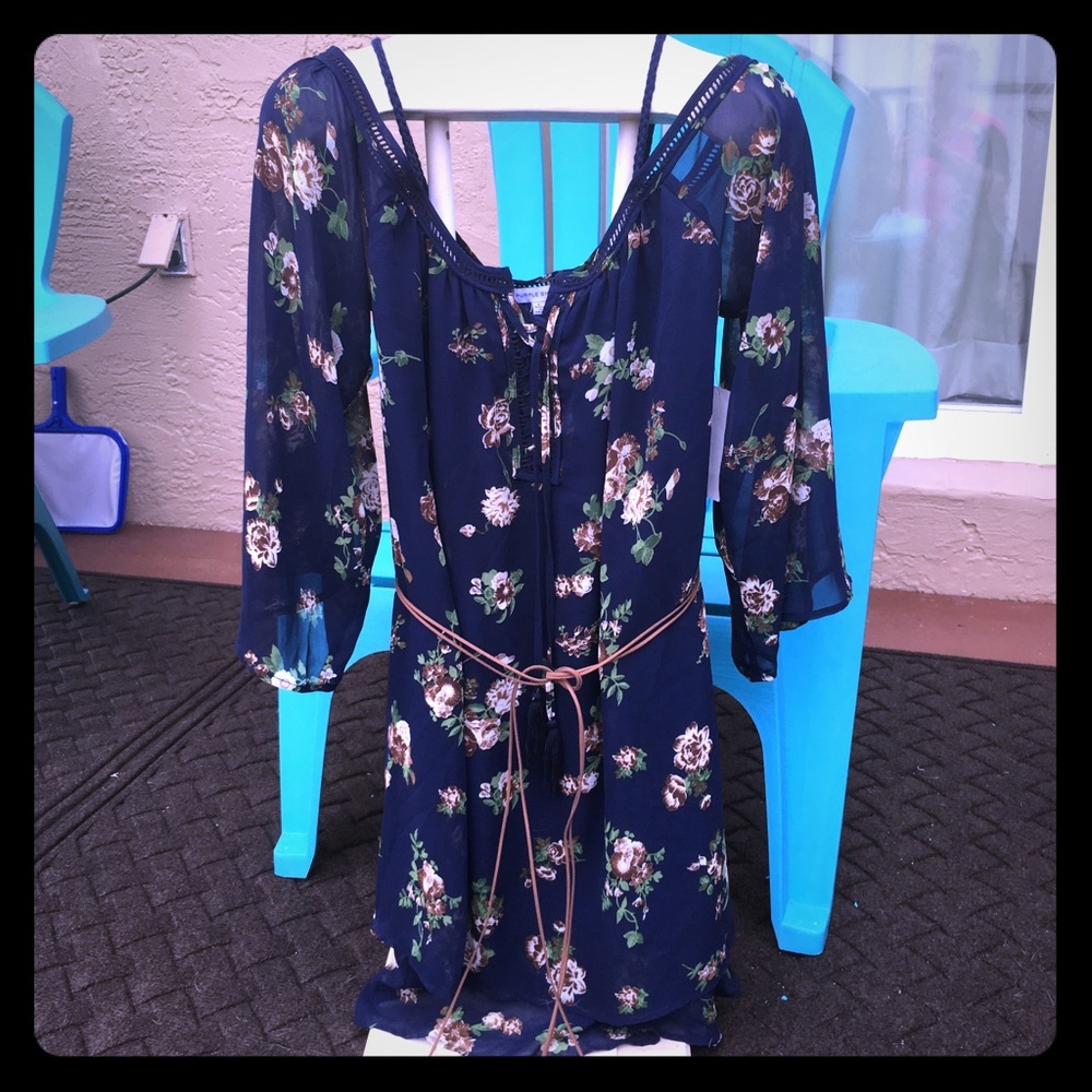 Purple Snow Tunic Dress or can be worn as a top